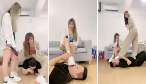 【辣妈】开发素人闺蜜调-骑马踩踏浓痰耳光虐乳喂食-97LZTD-93325