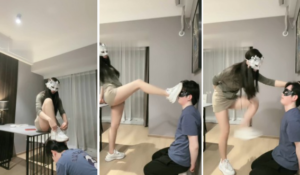 【妆主大大】爬山后超臭原味白袜辱狗-97LZTD-93230
