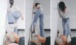 【美娜格格】双足白袜脚强制深喉-羞辱至极-97LZTD-93513