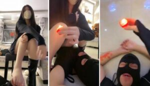 【佳奈】长靴提档掐乳耳光滴蜡喝圣水-9222223428