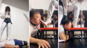 【靴嘉倪】内裤套头胯下辱固定捆绑虐打长靴踩踏-97LZTD-93377588306