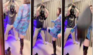 【梓夫人】吊绑丝袜塞嘴重度提档-97LZTD-94694