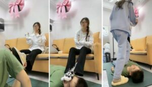 【尤物大大】素人大学生首调-双S-揪耳朵舔鞋底鞭打骑马耳光-97LZTD-94293