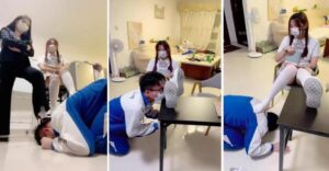 【雯雯】骚货同学闻同班女同学的臭袜子-97LZTD-94635