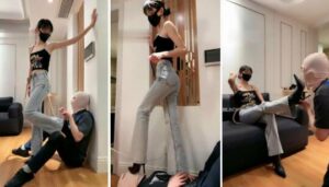 【暴力美学】闻rs后开发重度耳光抽晕-97LZTD-94316