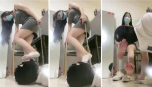 【漫漫】帆布鞋白袜控制锁奴-97LZTD-95788