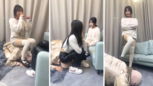 【狗哥】可爱反差素人S-原味白袜丝袜恋足舔-97LZTD-96620