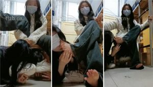 【爱可呀】女神母狗-运动鞋白袜气味辱-97LZTD-96695