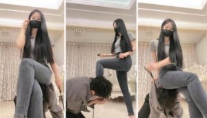 【桃幼幼】教家奴怎么做狗-疯狂耳光虐-97LZTD-97014