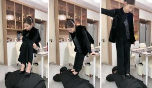 【苏御大大】白领S高跟踩虐下属碾压狗爪-97LZTD-96961