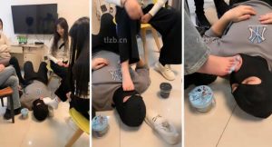 【精神小妹】3素人S-运动鞋棉袜裸足踩踏喂食-97LZTD-96491