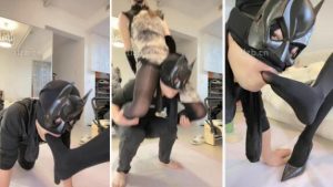 【苒溪】旗袍S-骑马骑脖舔黑丝裸足强制圣水-97LZTD-96457