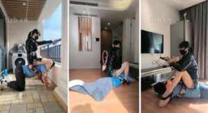 【暴力美学】肉丝高跟极限虐骑-97LZTD-96684