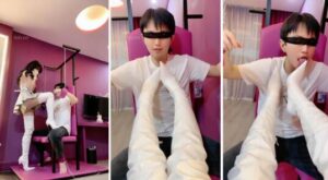 【玥樾】吊绑奶狗-长靴高跟踩乳-97LZTD-96297