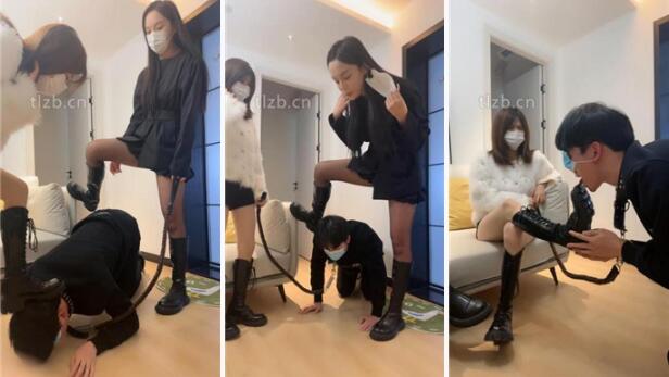 【甜甜】带素人S入圈-转胯舔脏鞋臭脚鞭打脚插嘴-97LZTD-97483