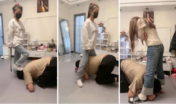 【九九女王】双S-带素人舍友玩虐出轨男友-97LZTD-97329
