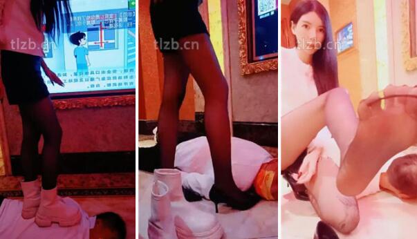 【陈甜女帝】KTV卫生间-高跟-短靴踩踏厕奴-97LZTD-97261