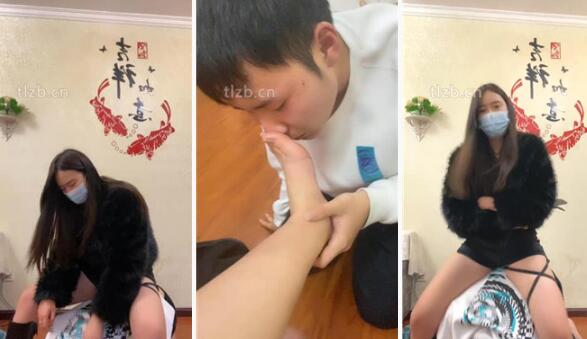 【鬼鬼】长靴连环提档骑狗背奖励舔脚-97LZTD-97255