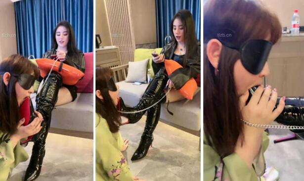 【反差楠熙】车模S-长靴美腿诱惑调女奴-97LZTD-97167