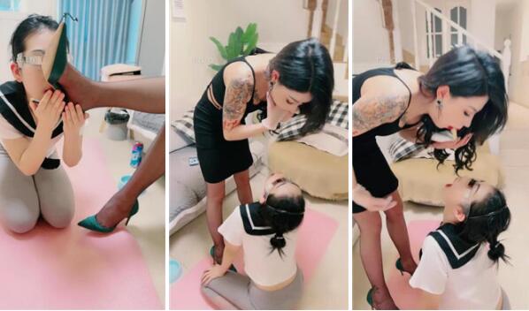 【爱神】女慕-耳光闻臭靴高跟踢裆吃啤酒呕吐物-97LZTD-97556