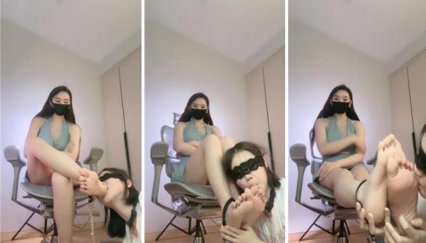 【妆主大大】母畜-sp当脚垫揪耳朵清理脚趾-97LZTD-97589