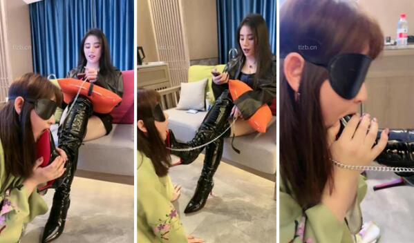 【反差楠熙】车模S-长靴美腿诱惑调女奴-97LZTD-97639