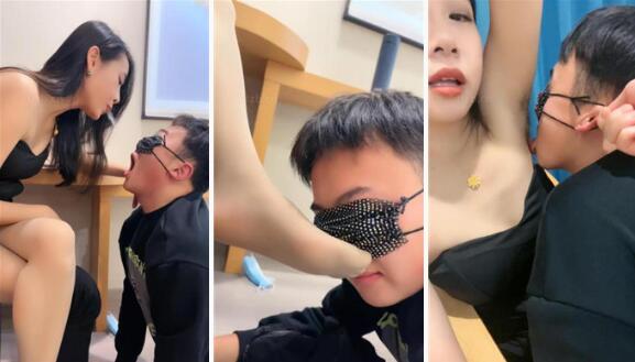 【爱丽丝】双S-踩踏黑丝美腿恋足舔舔腋下-97LZTD-97668