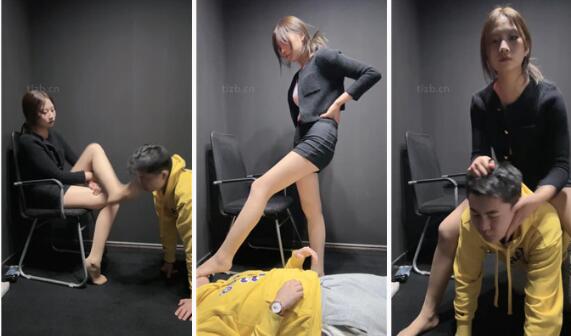 【大一诗诗】骑马胯下辱肉丝高跟跪舔-97LZTD-97743