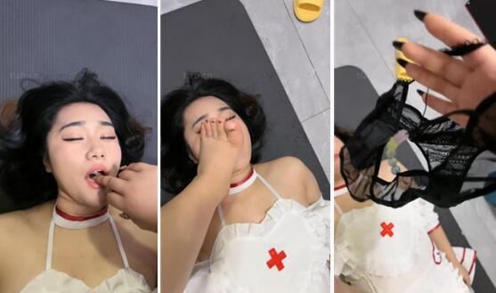【July】美容院演绎-护士装女慕调【完整版】-97LZTD-97767