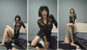 【航儿】艺校女神-裸足踩脸窒息跳踩恋足舔插嘴【完整版】-97LZTD-97794