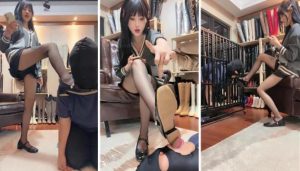 【禾he】靴子高跟-踢踹扇跺对人肉沙包发泄-97LZTD-97797