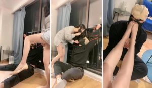 【扶桑圣女】驯服猥琐快递员-捆绑束缚虐裆鞋底抽脸（一）-97LZTD-97809