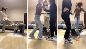 【精神小妹】3S学生主-暴力踢踹发泄专场-97LZTD-97931
