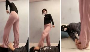 【精神小妹】跆拳道妹妹真人靶训练-97LZTD-97936