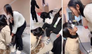 【精神小妹】双S-母畜-喂口水圣水舔脏鞋闻白袜头顶脏鞋【完整版】-97LZTD-97980