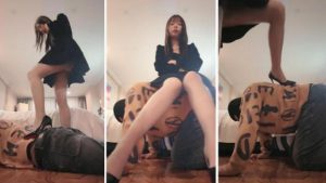 【静静香】跪舔原味长靴肉丝踩踏人肉坐垫【上】-97LZTD-98022