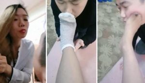 【叶子】超重口-浓痰圣水烟灰鞋底喂食-97LZTD-98044