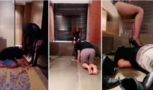 【仙女殿下】长靴高跟运动鞋助跑踢裆-踩踏钻胯-97LZTD-98096