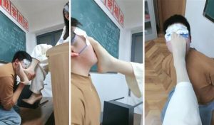 【昭玥】场景调-老师惩罚上课走神的狗学生-97LZTD-98206