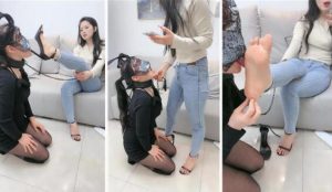 【晚晚】开发女慕-胯下羞辱骑马遛狗啃舔脚-97LZTD-98313