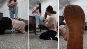 【小哈宝】阶梯教室-学妹狗-脏运动鞋棉袜玩虐-97LZTD-98317