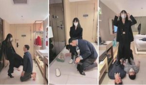 【尤金女皇】虐父子狗-耳光踩踏提档骑马藤条抽-97LZTD-98336
