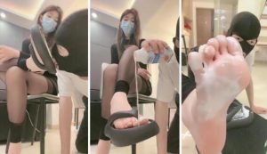 【樱子大人】踩-坐狗头转胯骑脖提档虐乳强制舔鞋-97LZTD-98338