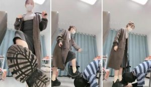 【樱子大人】骑马爬行运动鞋踩踏提档舔拖鞋-97LZTD-98341