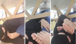 【樱樱】桌底视角-高中生S让狗除脚臭【下】-97LZTD-98358