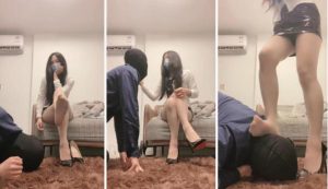 【甜一】抽耳光肉丝脚插嘴转胯狗爬高跟踩虐-97LZTD-98387