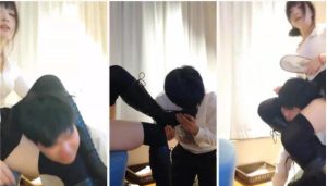 【桃川】管理狗儿子-连续耳光骑脖夹升水-97LZTD-98414