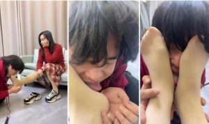 【素人挖掘机】宝妈邻居-运动鞋肉丝踩打板子骑马转胯-97LZTD-98455
