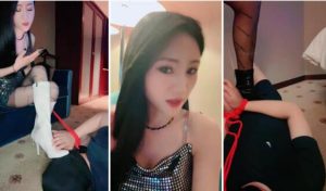 【盛捷女王】手脚窒息腿绞踢打-97LZTD-98486
