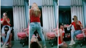【女慕乐】母畜-骑马骑脖转胯跪舔脏运动鞋-97LZTD-98564